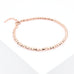 Vergoldetes Kugelarmband 925er Silber Farbe: Roségold