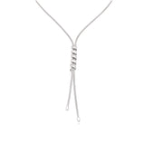 Geflochtenes Collier mit Armband 925er Silber